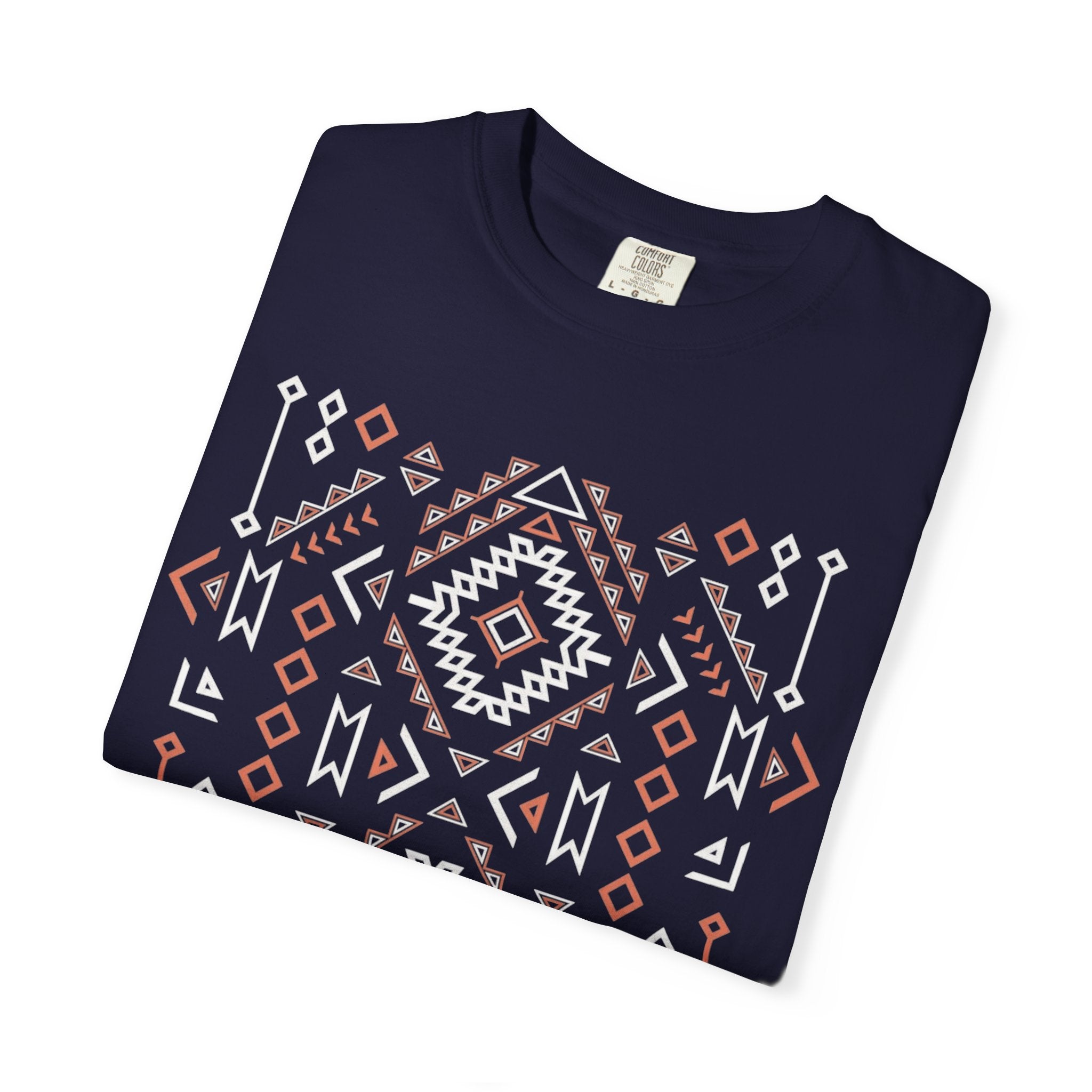 Aztec Geometric Tee — Southwestern Tribal Pattern T-Shirt