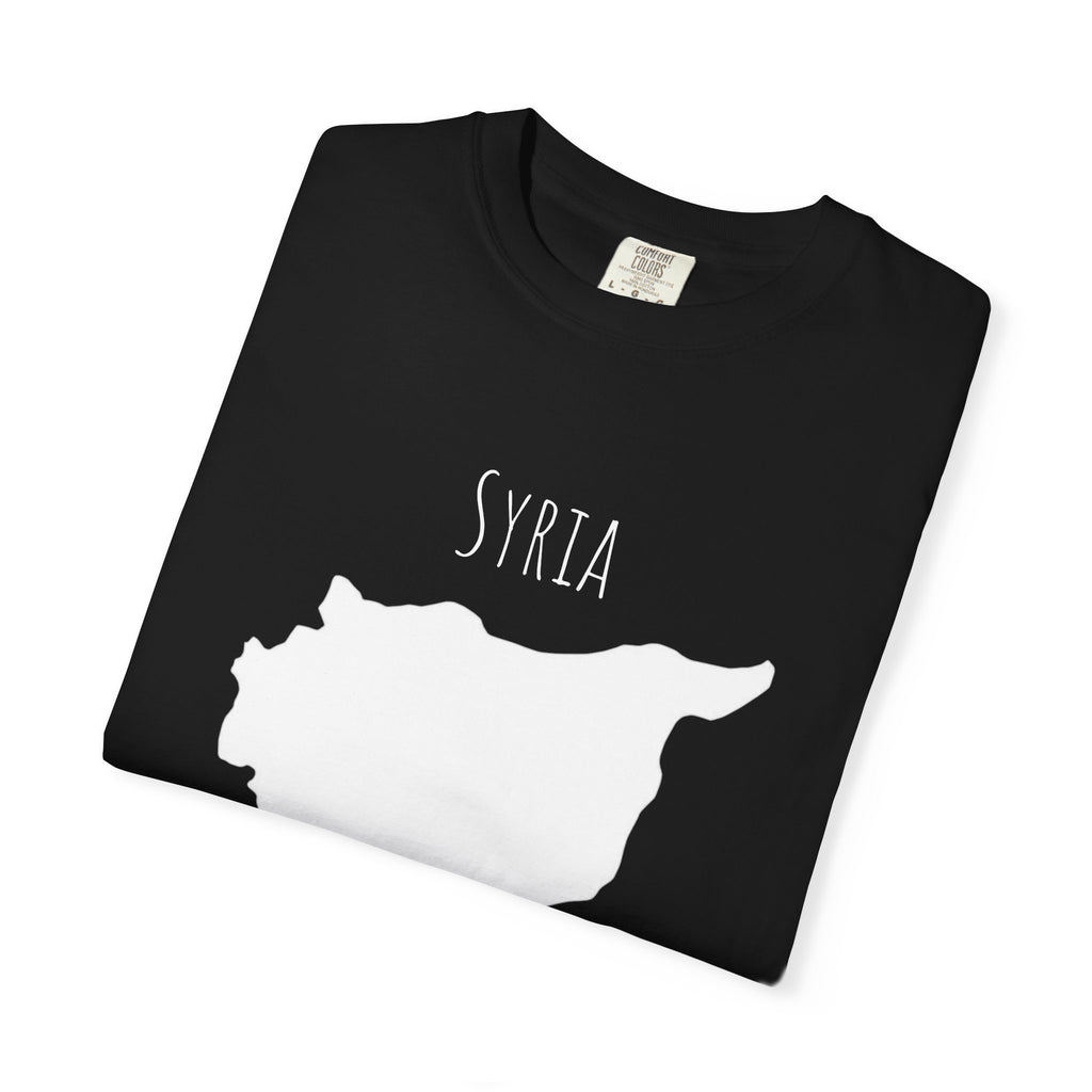 Syria Outline T-Shirt — Minimal Map Tee
