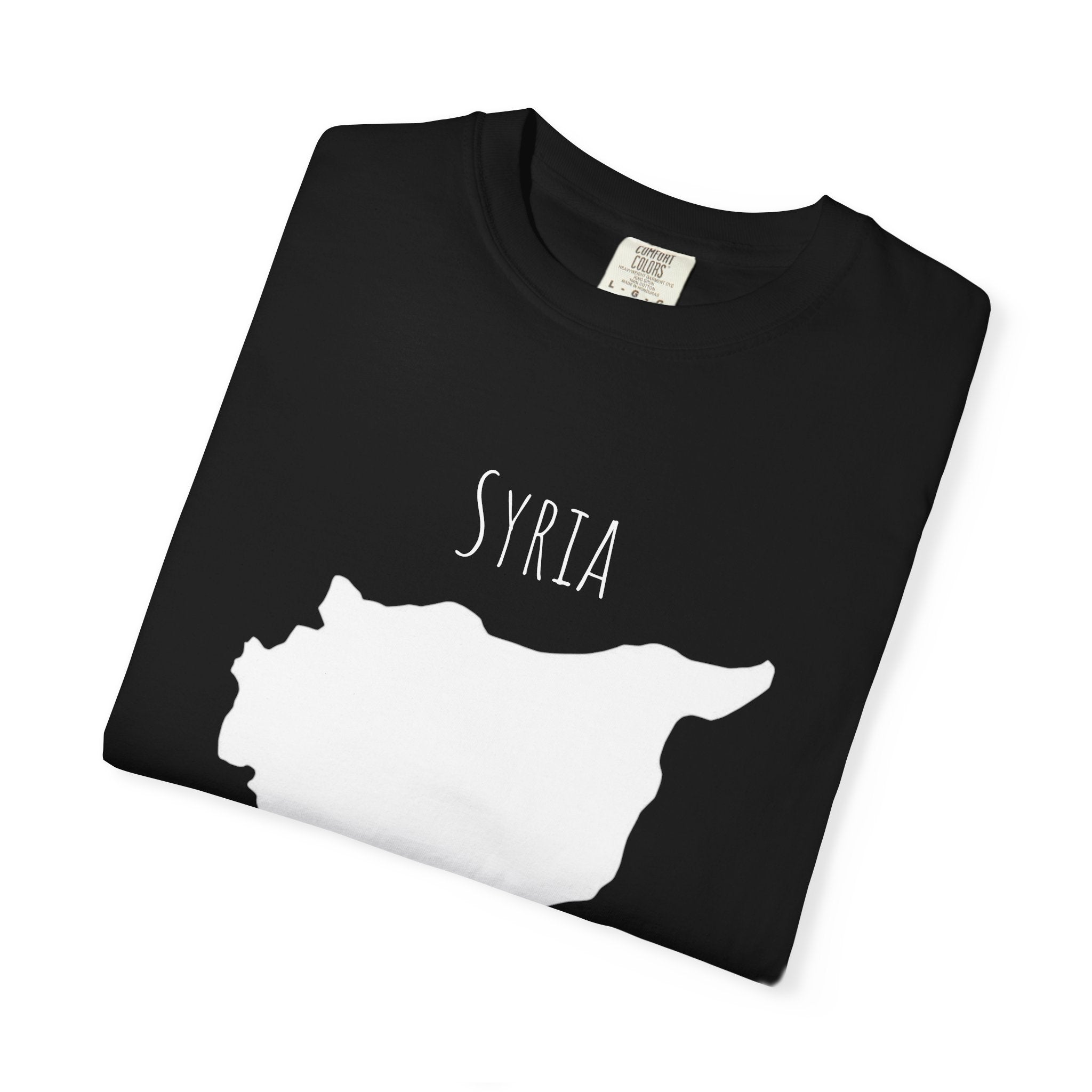 Syria Outline T-Shirt — Minimal Map Tee