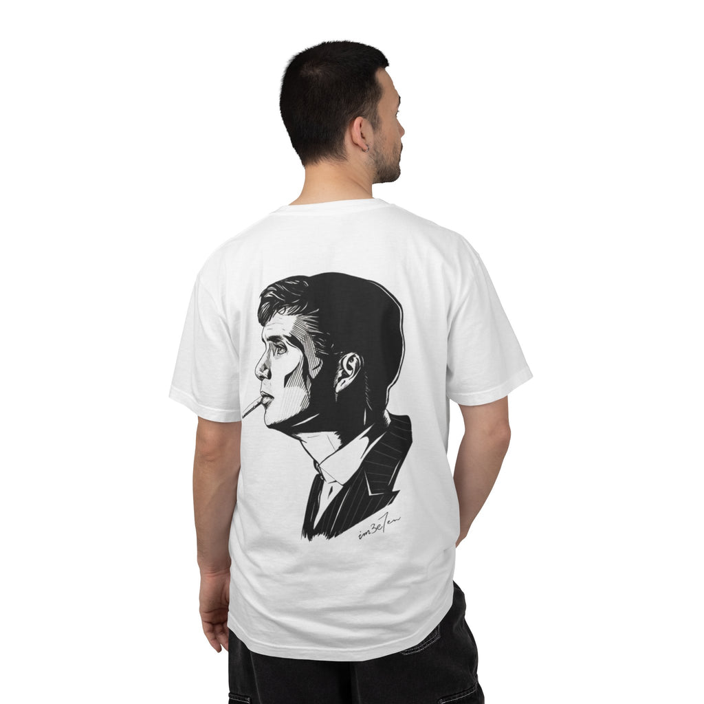 Men's Peaky Blinders Inspired Graphic T-Shirt — Vintage Tommy Shelby Portrait