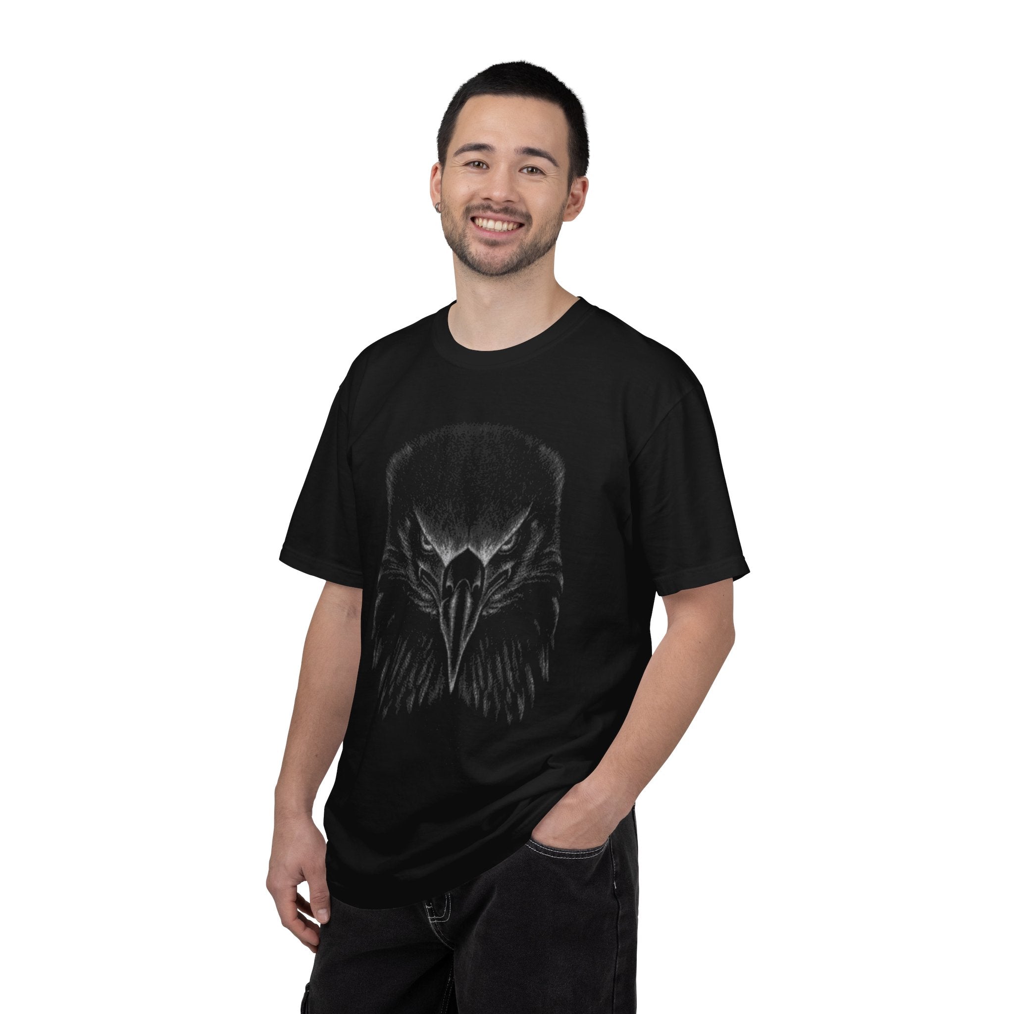 Eagle Head Graphic T-Shirt — Patriotic Vintage Bird Tee