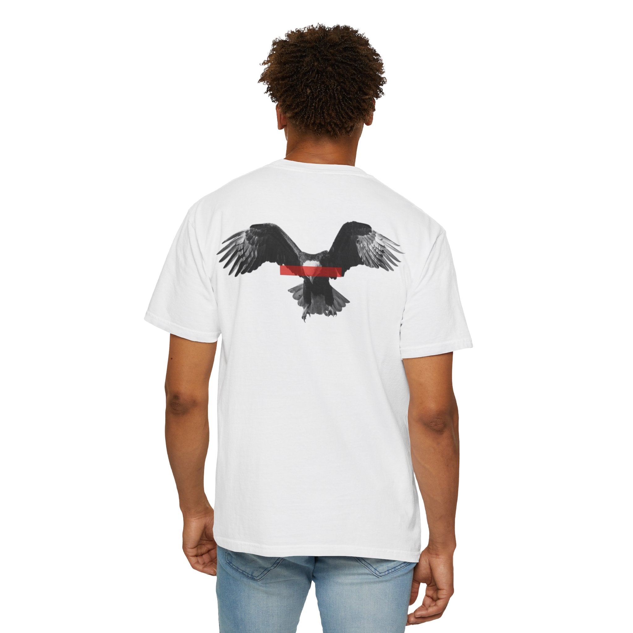 Eagle Graphic T‑Shirt — Majestic Black Eagle Head & Spreading Wings Tee