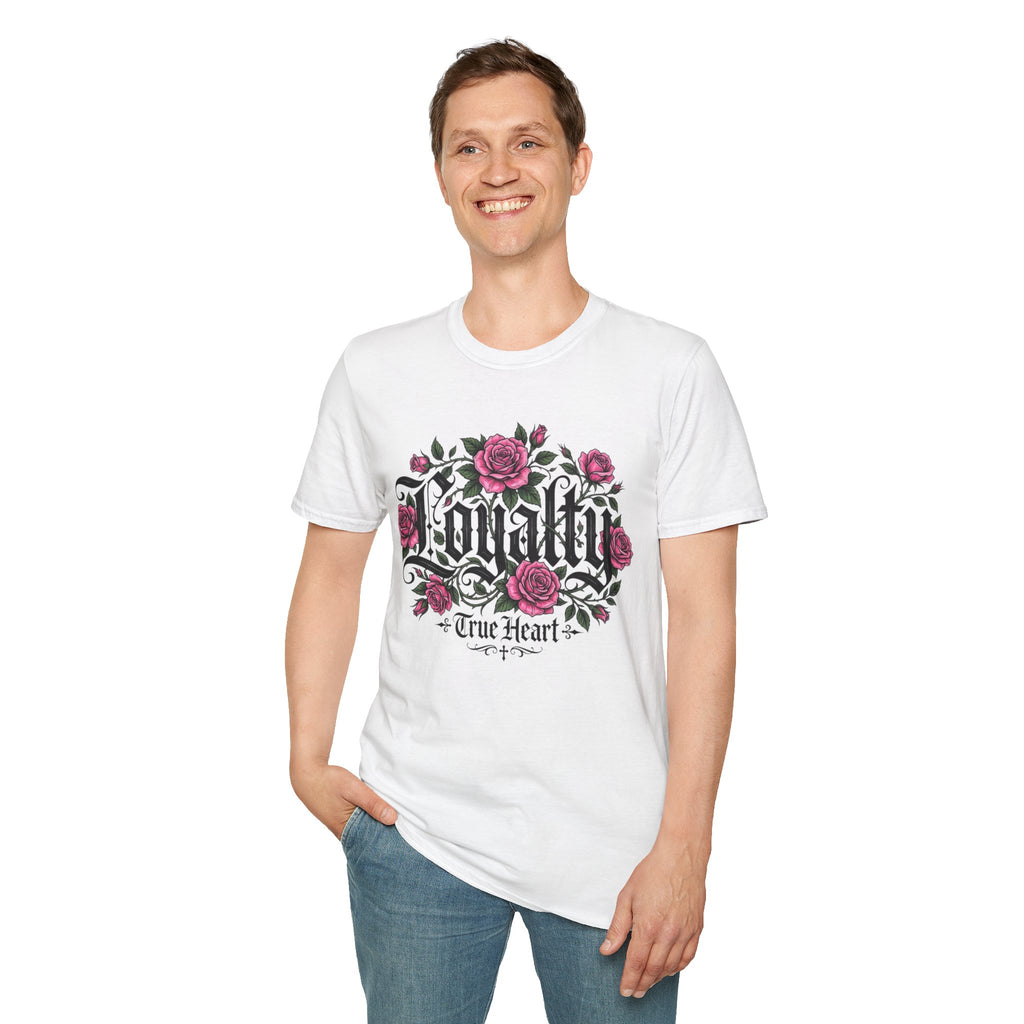 Loyalty Rose T-Shirt — True Heart Floral Gothic Tee