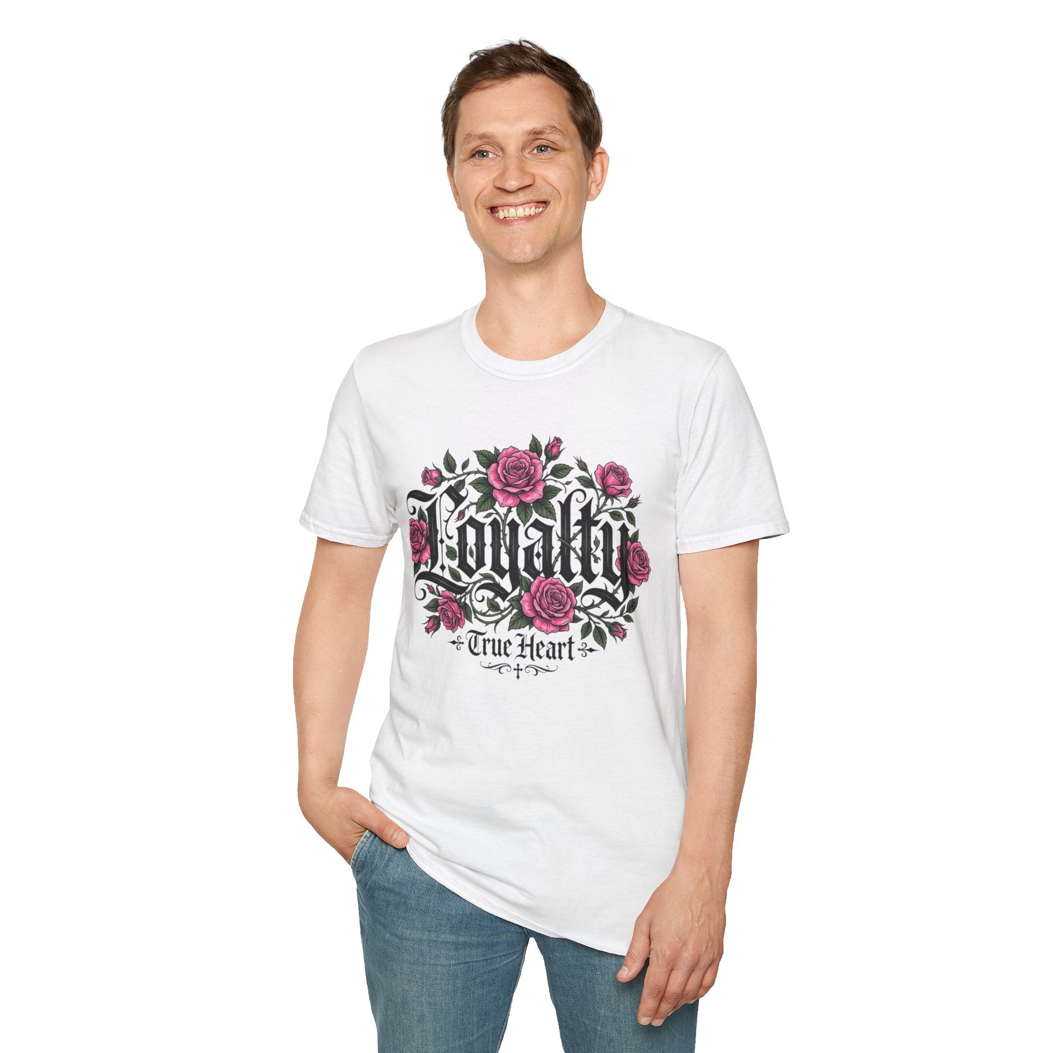 Loyalty Rose T-Shirt — True Heart Floral Gothic Tee