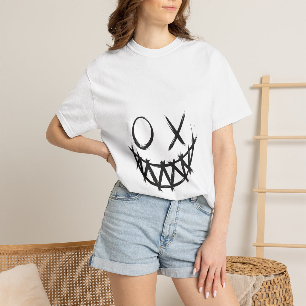 Sketched Creepy Smile Tee | T-Shirt