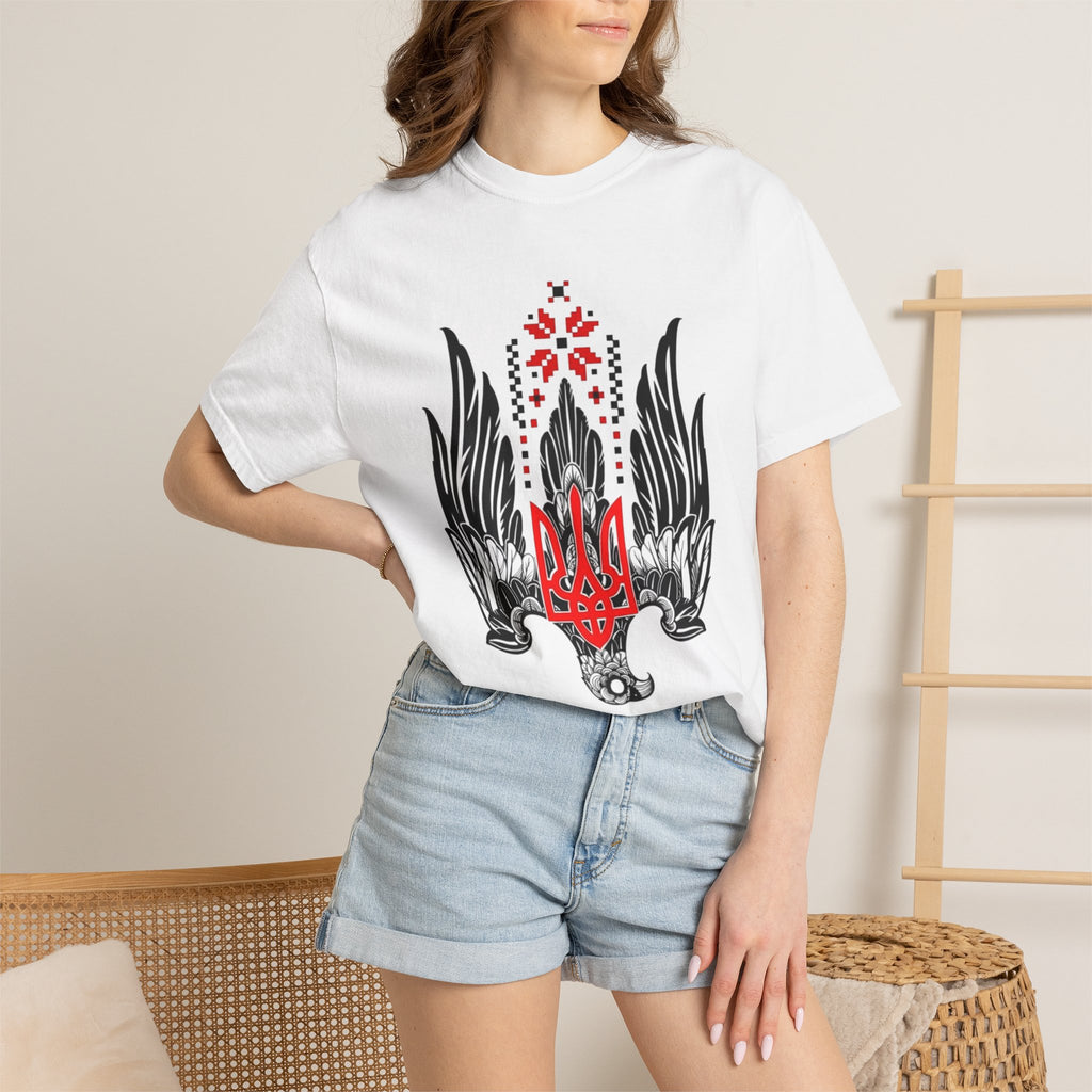 Trident Eagle T-Shirt — Ukrainian Tryzub Graphic Tee
