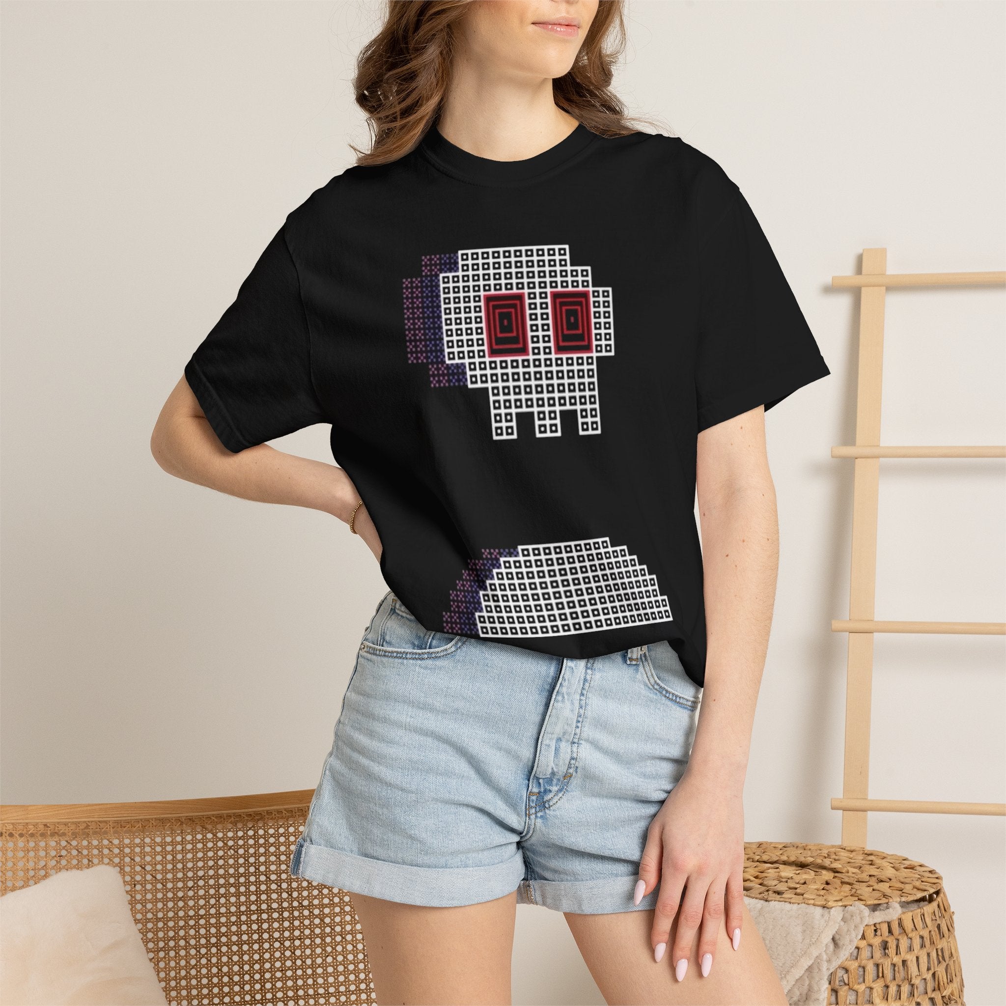 Pixel Skull Tee — Retro 8‑Bit Gaming Skull Graphic T-Shirt