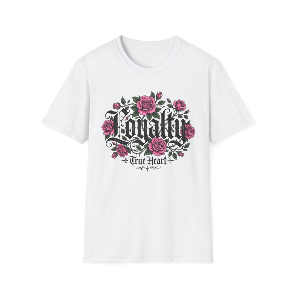 Loyalty Rose T-Shirt — True Heart Floral Gothic Tee