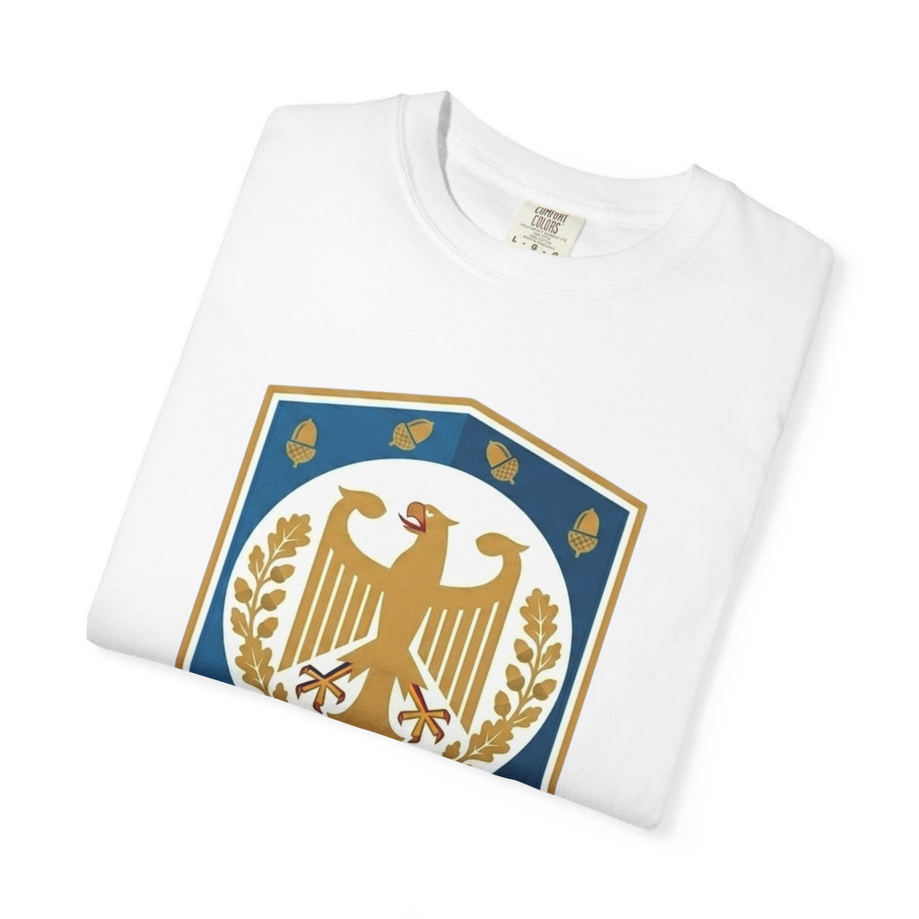 Deutschland Crest T-Shirt — Vintage German Eagle Badge Tee