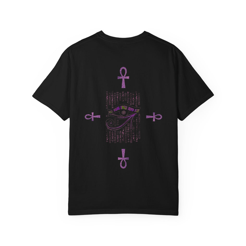 Egyptian Eye T-Shirt — Horus Eye & Ankh Mythology Graphic Tee
