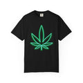 Neon Cannabis Leaf T-Shirt