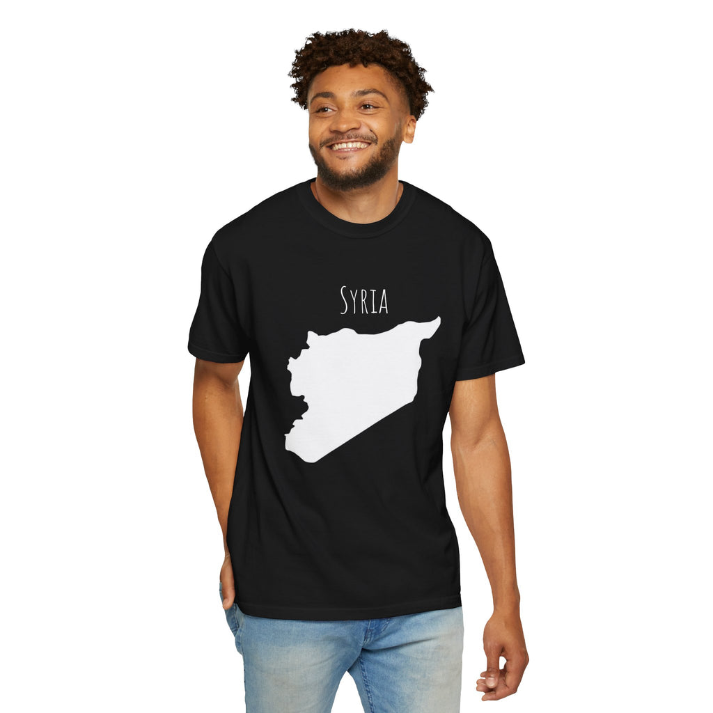 Syria Outline T-Shirt — Minimal Map Tee