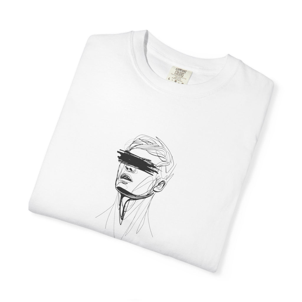 Overthinker Graphic T-Shirt — Minimalist Sketch Tee