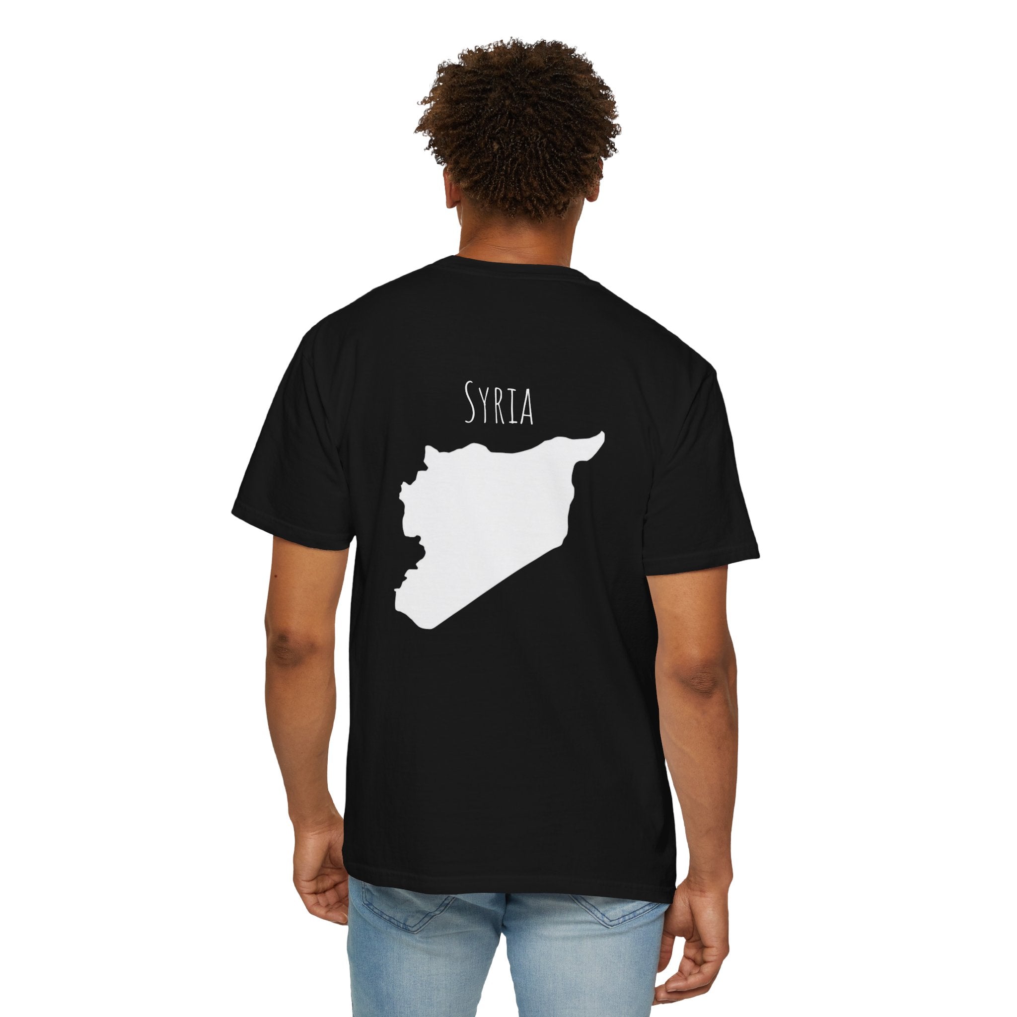 Syria Outline T-Shirt — Minimal Map Tee