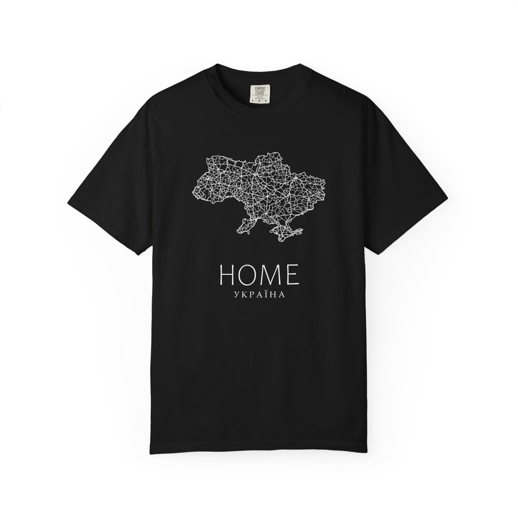T-Shirt — "HOME Ukrain" Map Graphic Tee