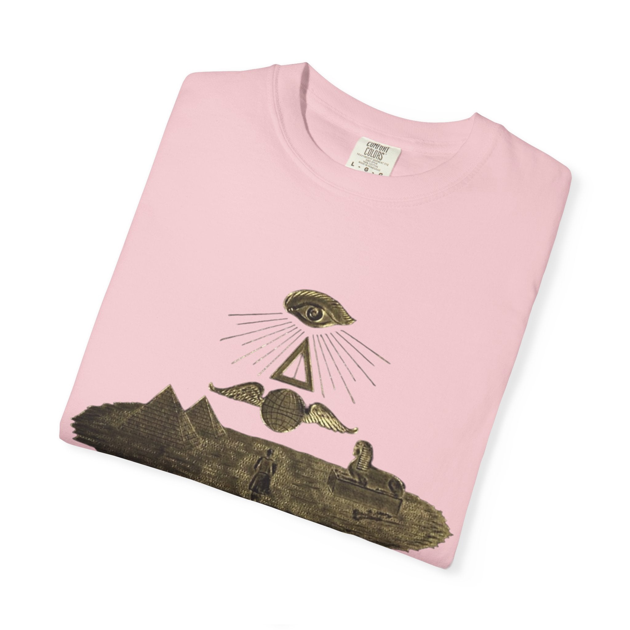 TRY Motivational T-Shirt — Vintage Eye & Triangle Graphic Tee