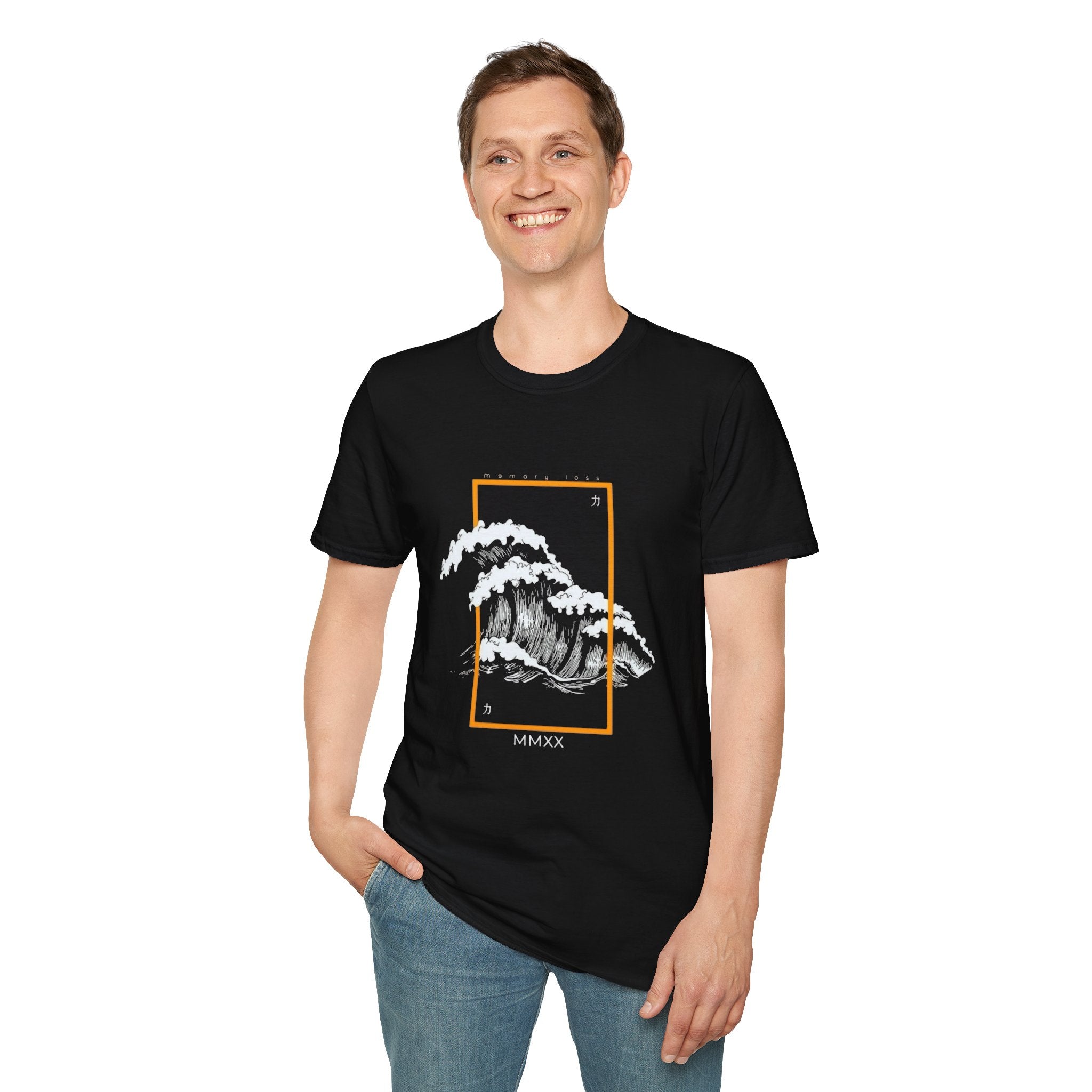 Wave Art T-Shirt — Stylized Japanese Great Wave Graphic Tee