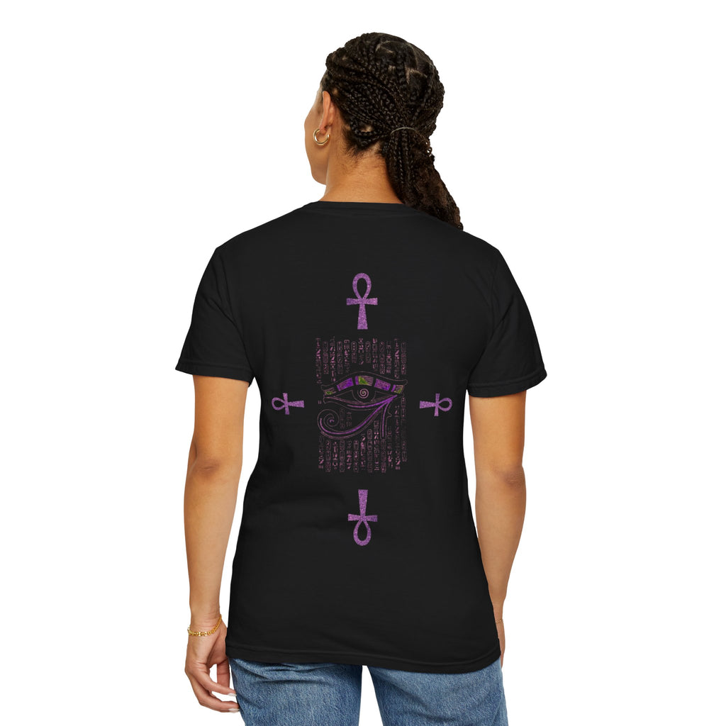Egyptian Eye T-Shirt — Horus Eye & Ankh Mythology Graphic Tee