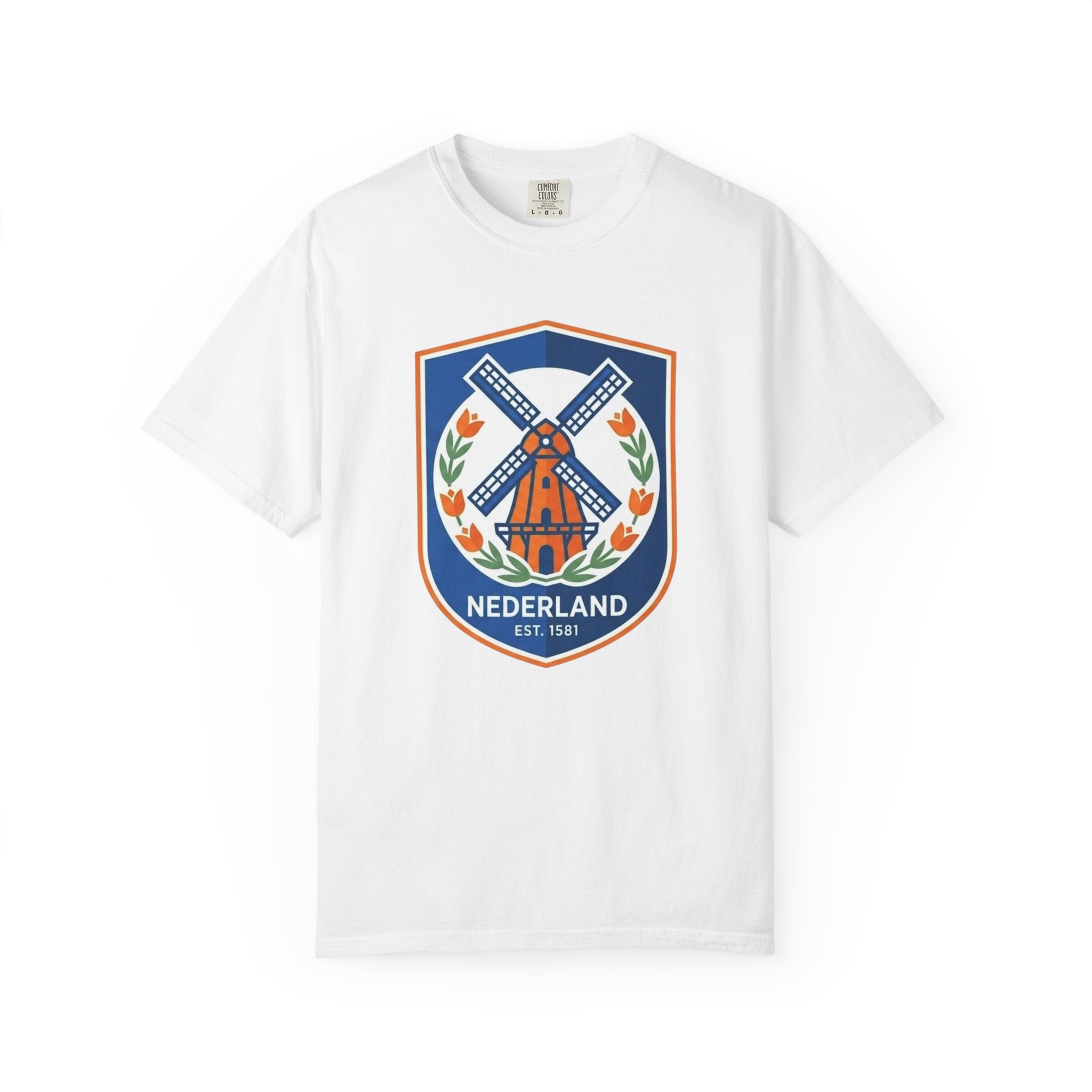 Nederland Windmill Crest T‑Shirt — Dutch Heritage Tee