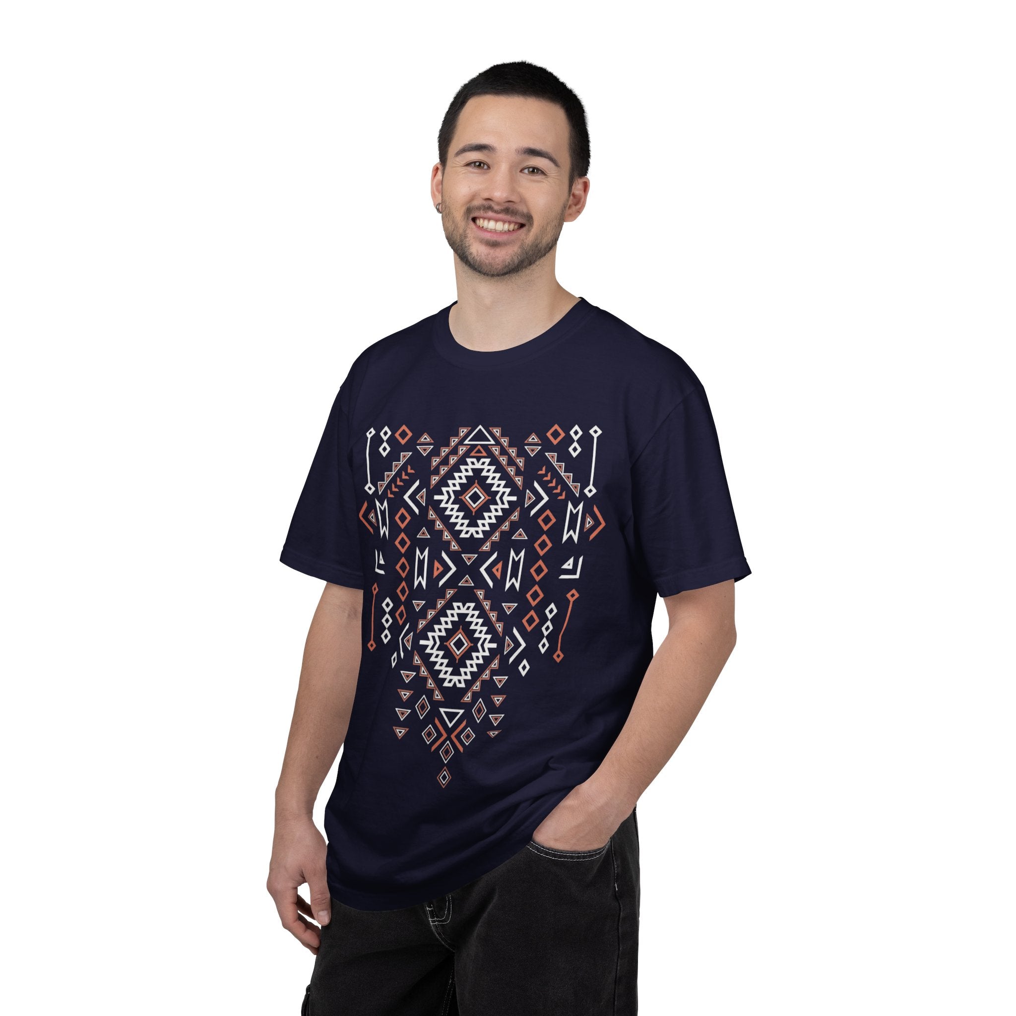 Aztec Geometric Tee — Southwestern Tribal Pattern T-Shirt