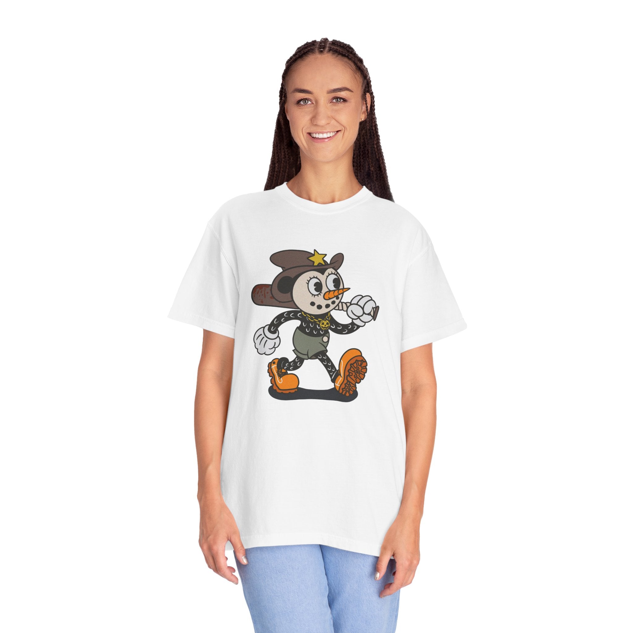Vintage Cartoon Police Mouse T-shirt | Retro Character Tee