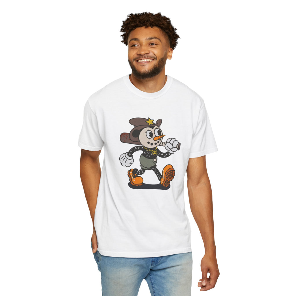 Vintage Cartoon Police Mouse T-shirt | Retro Character Tee