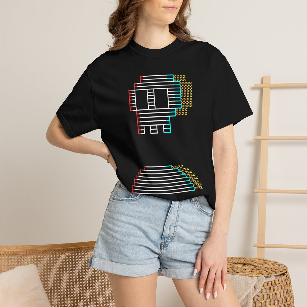 Retro Pixel Robot T-Shirt — Vintage 8-Bit Gamer Tee