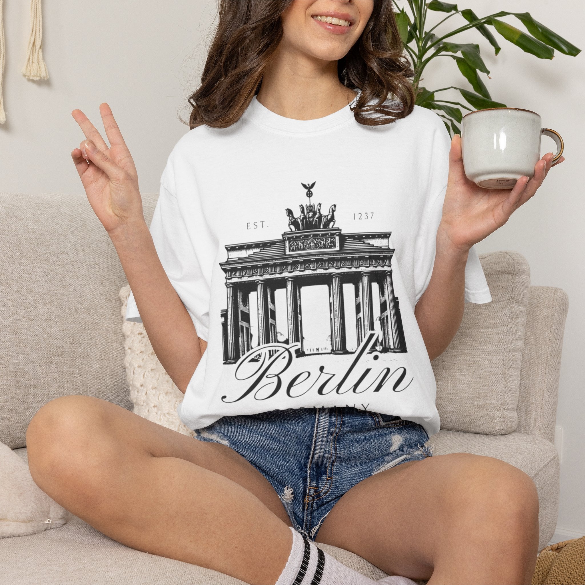 Berlin Brandenburg Gate T-Shirt — Vintage Travel Tee