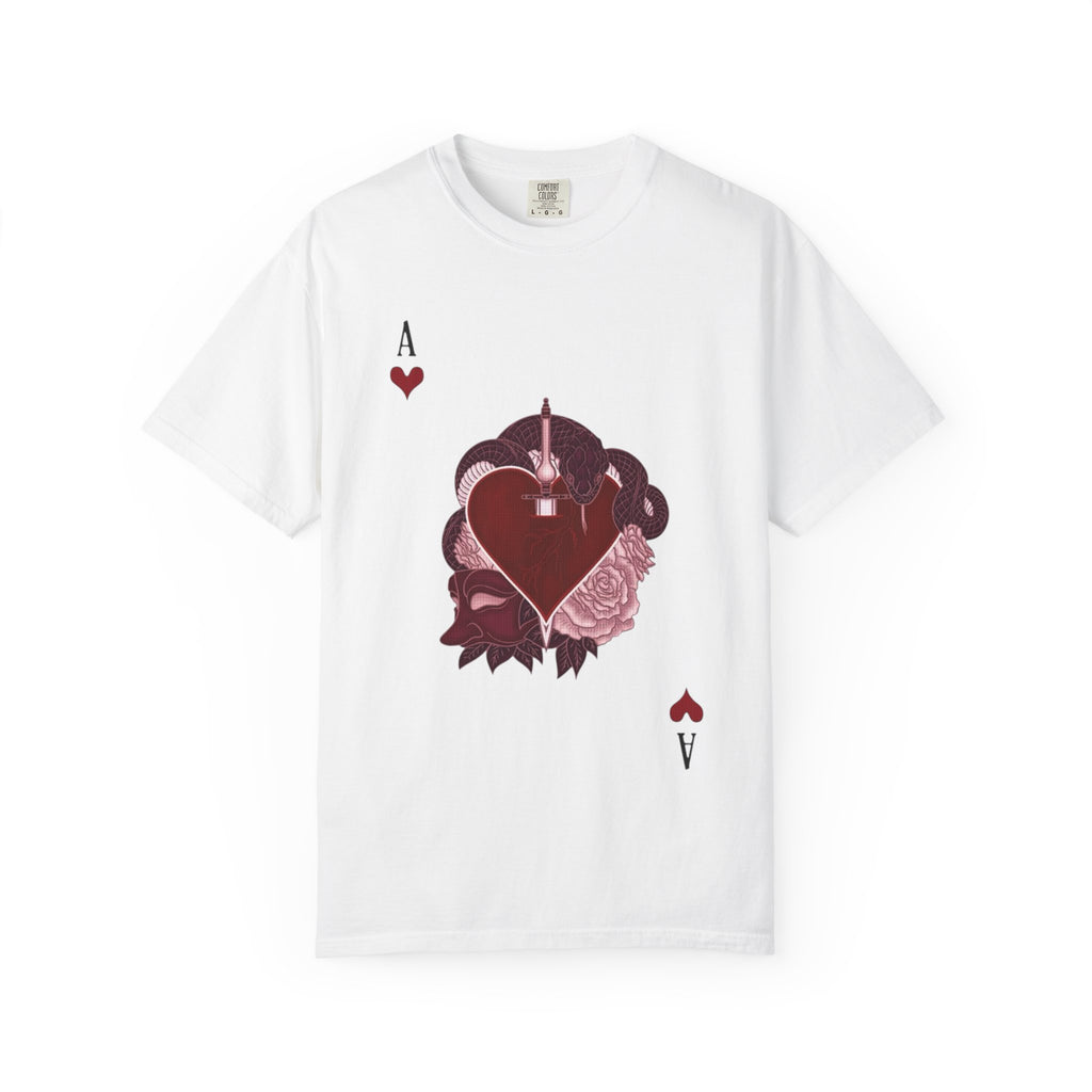 Ace of Hearts Graphic T-Shirt — Romantic Playing Card Tee