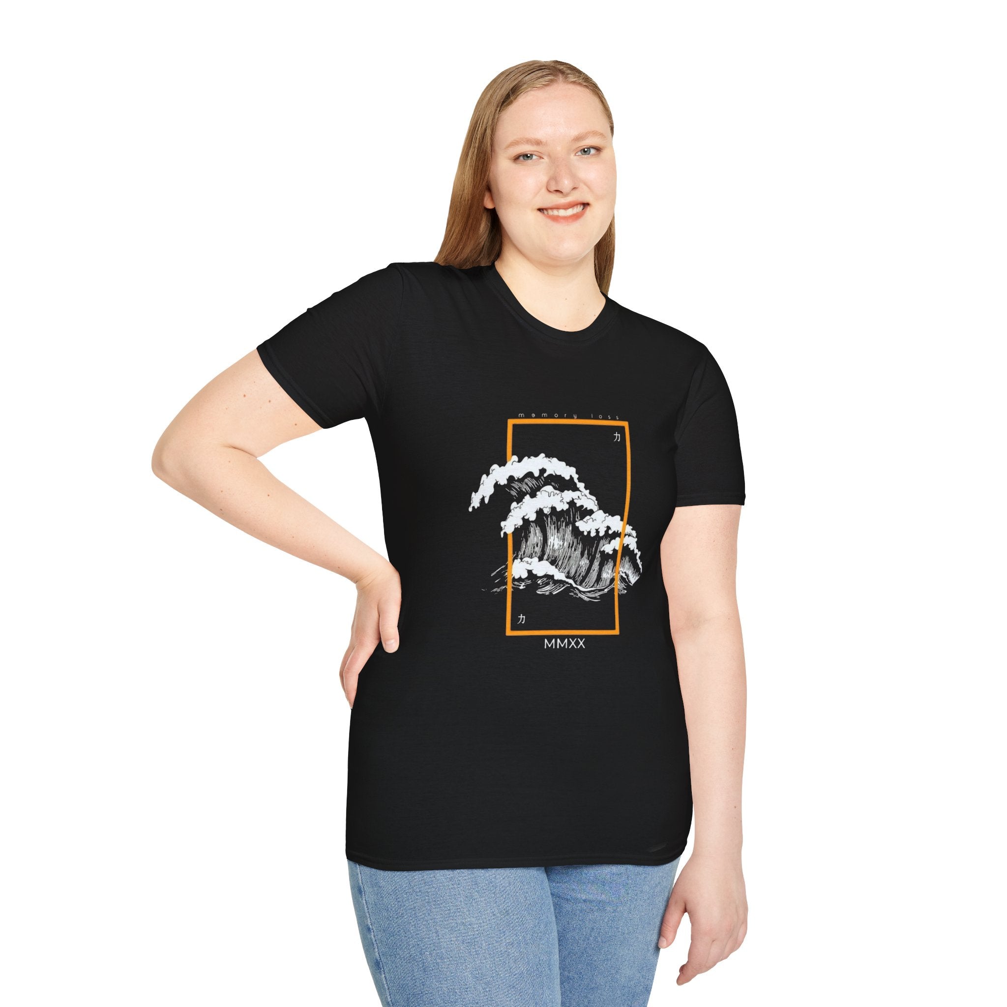 Wave Art T-Shirt — Stylized Japanese Great Wave Graphic Tee