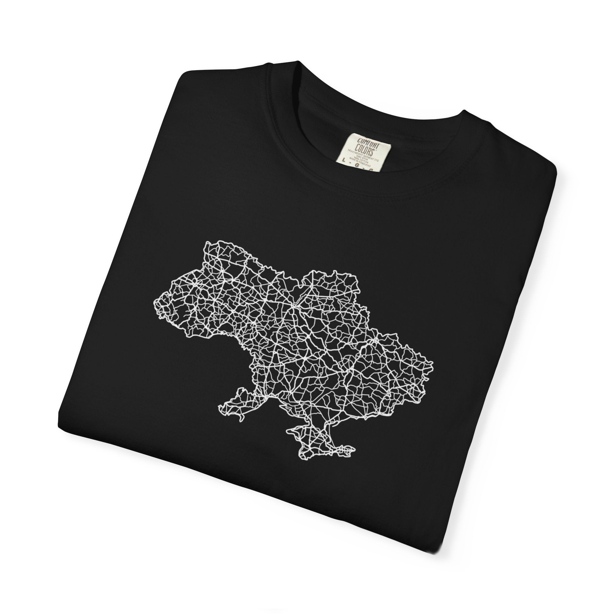 T-Shirt — "HOME Ukrain" Map Graphic Tee