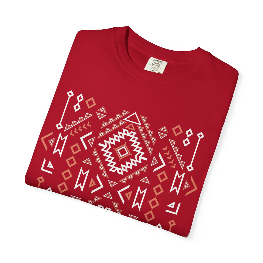Aztec Geometric Tee — Southwestern Tribal Pattern T-Shirt