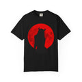 Devil Silhouette T-Shirt — Red Moon Horror Graphic Tee