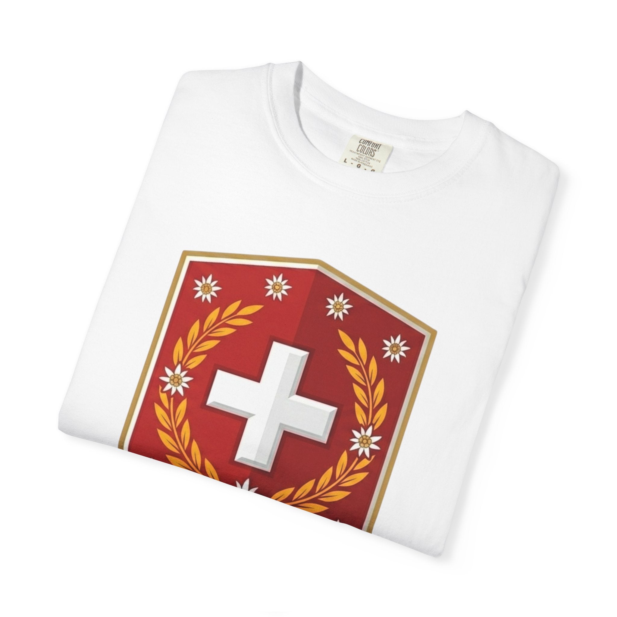 Switzerland Crest T-Shirt — Schweiz Shield Graphic Tee