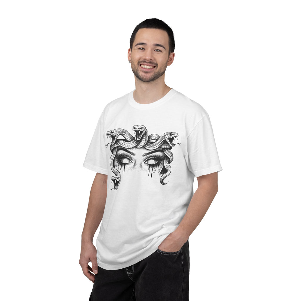 Medusa Eyes T-Shirt — Gothic Snake Head Graphic Tee