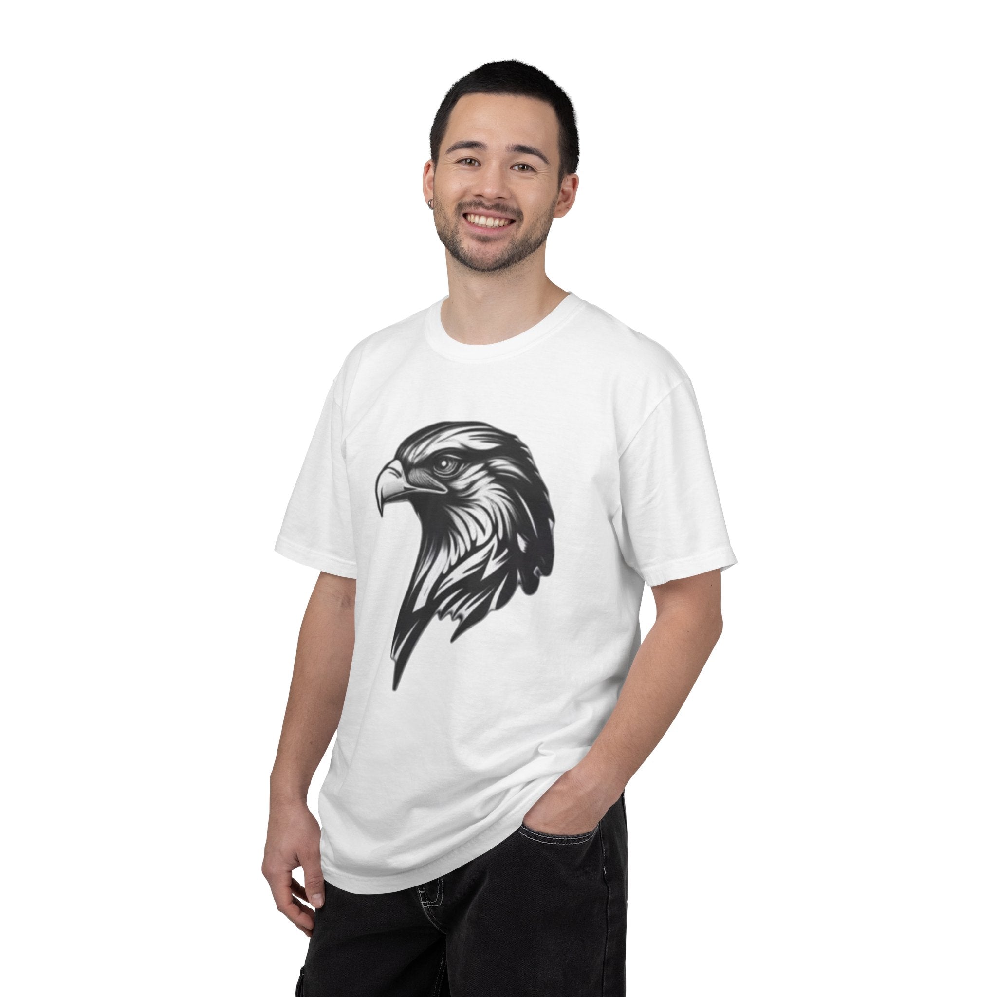 Eagle Graphic T‑Shirt — Majestic Black Eagle Head & Spreading Wings Tee