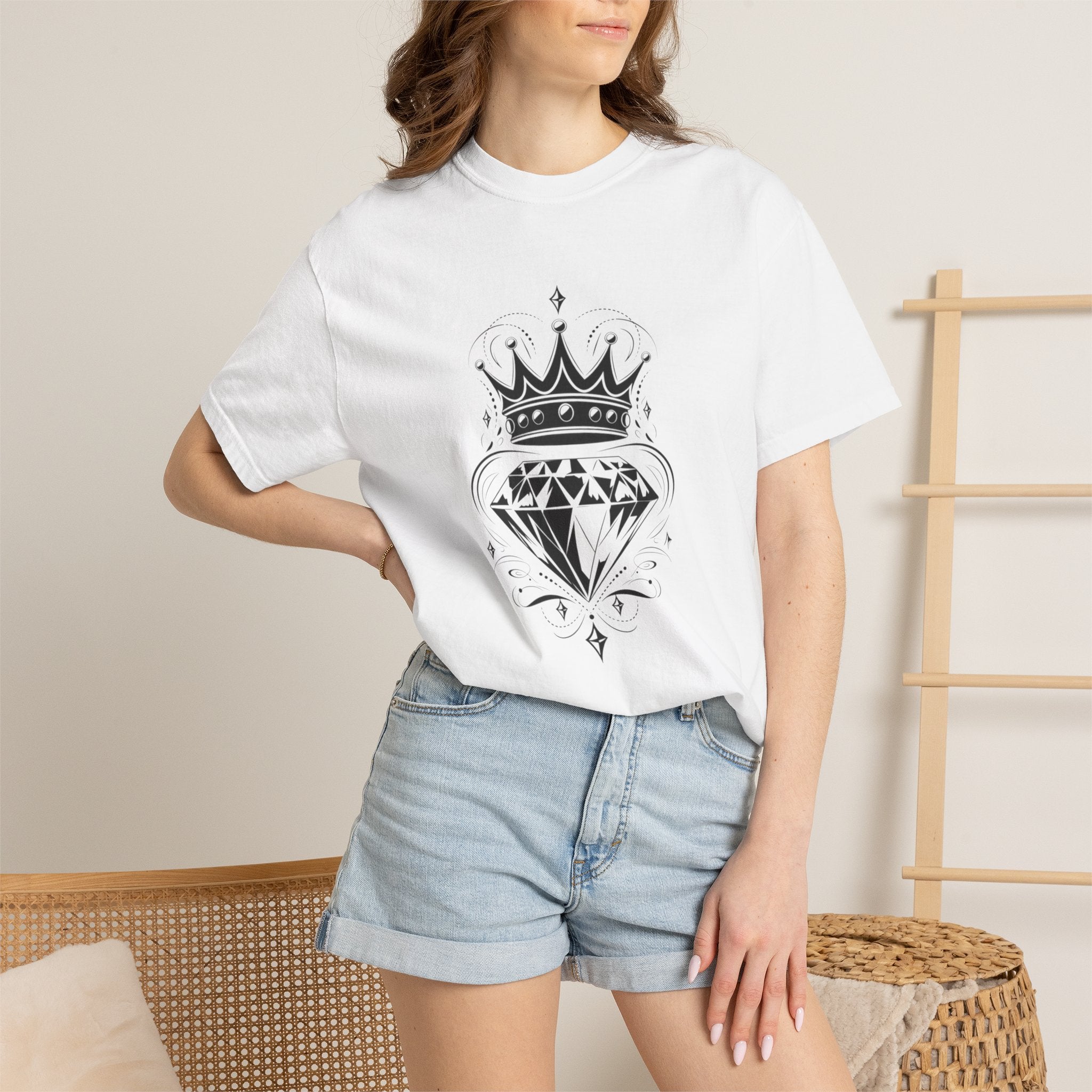 Crowned Diamond Graphic T-Shirt