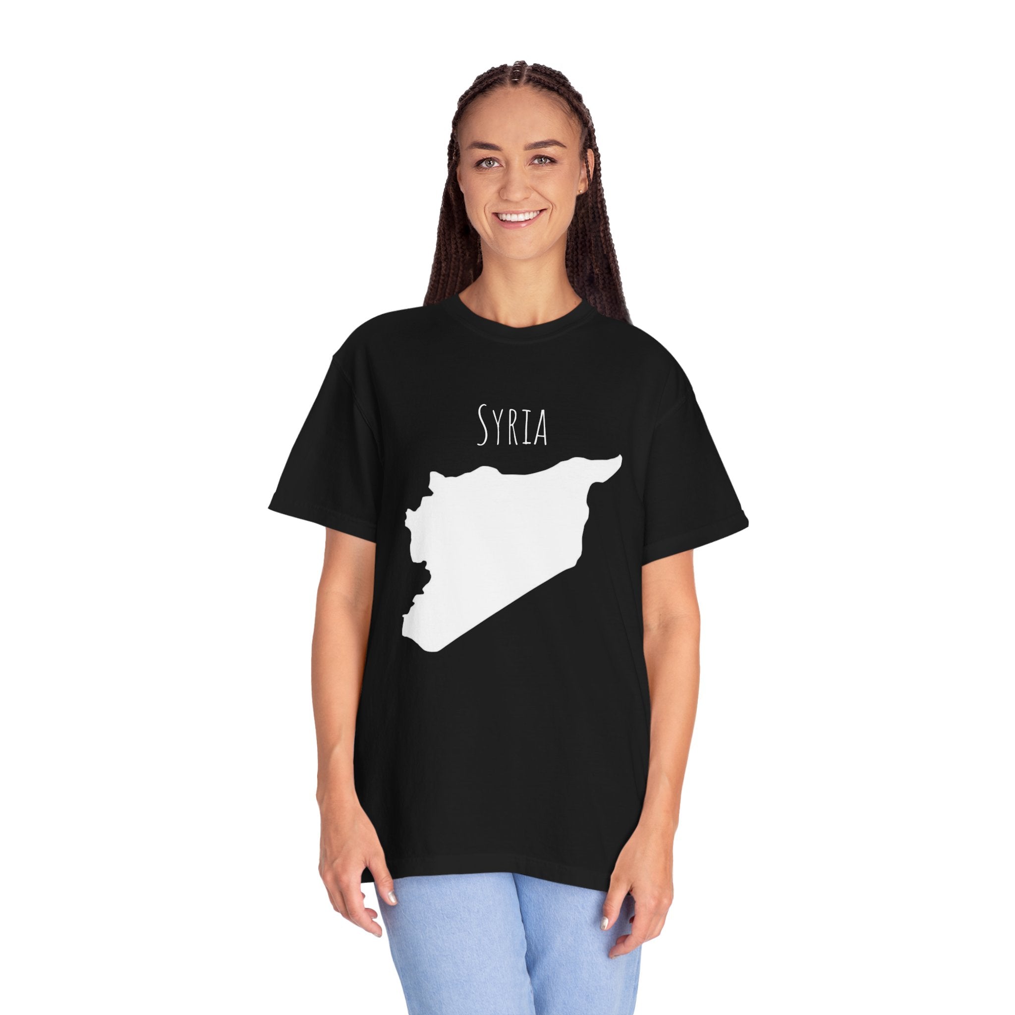 Syria Outline T-Shirt — Minimal Map Tee