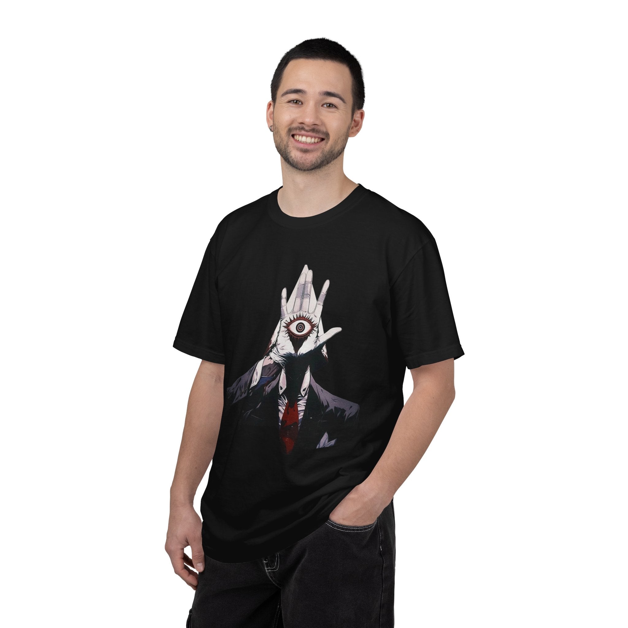 Occult Eye Graphic T-Shirt — All-Seeing Hand Illustration