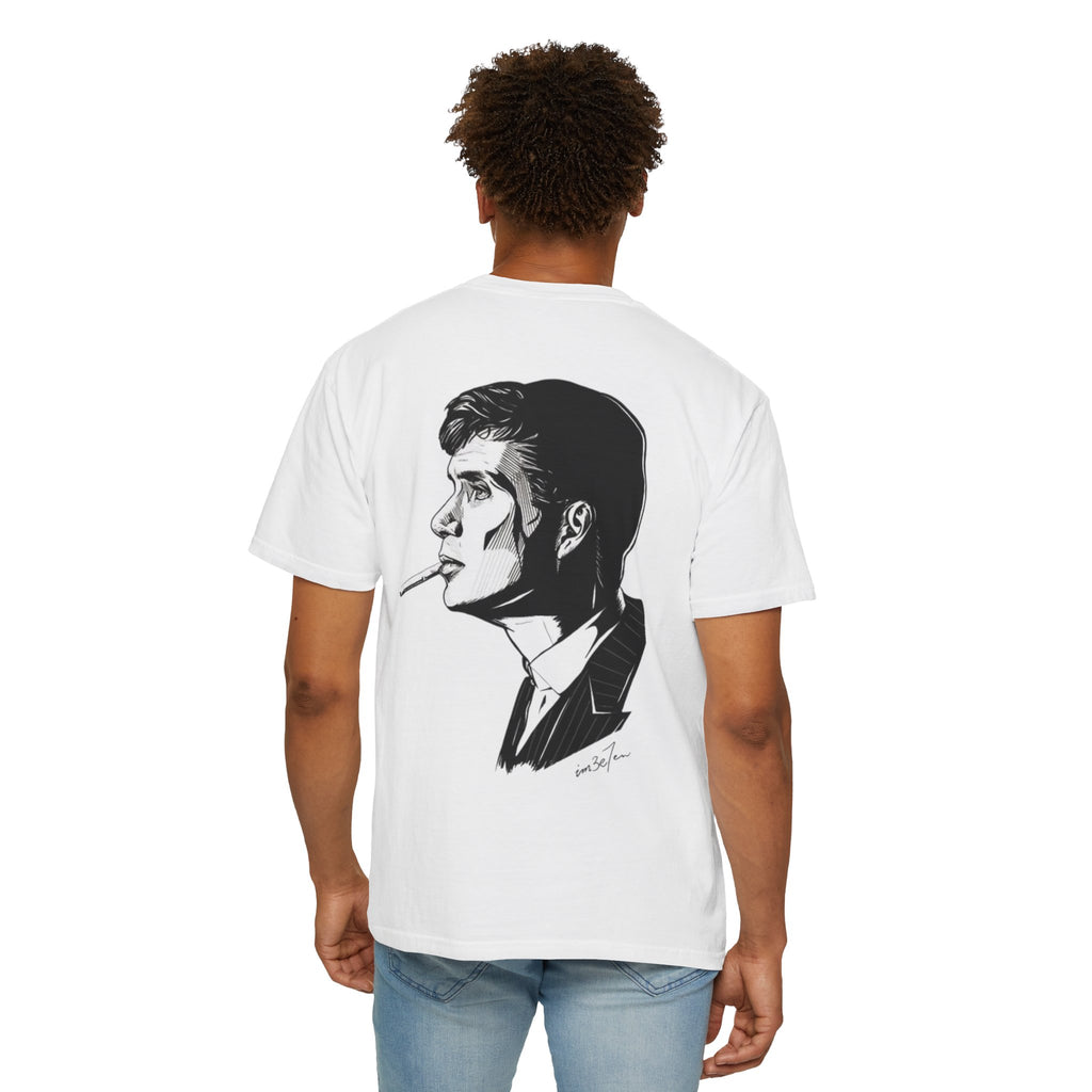 Men's Peaky Blinders Inspired Graphic T-Shirt — Vintage Tommy Shelby Portrait