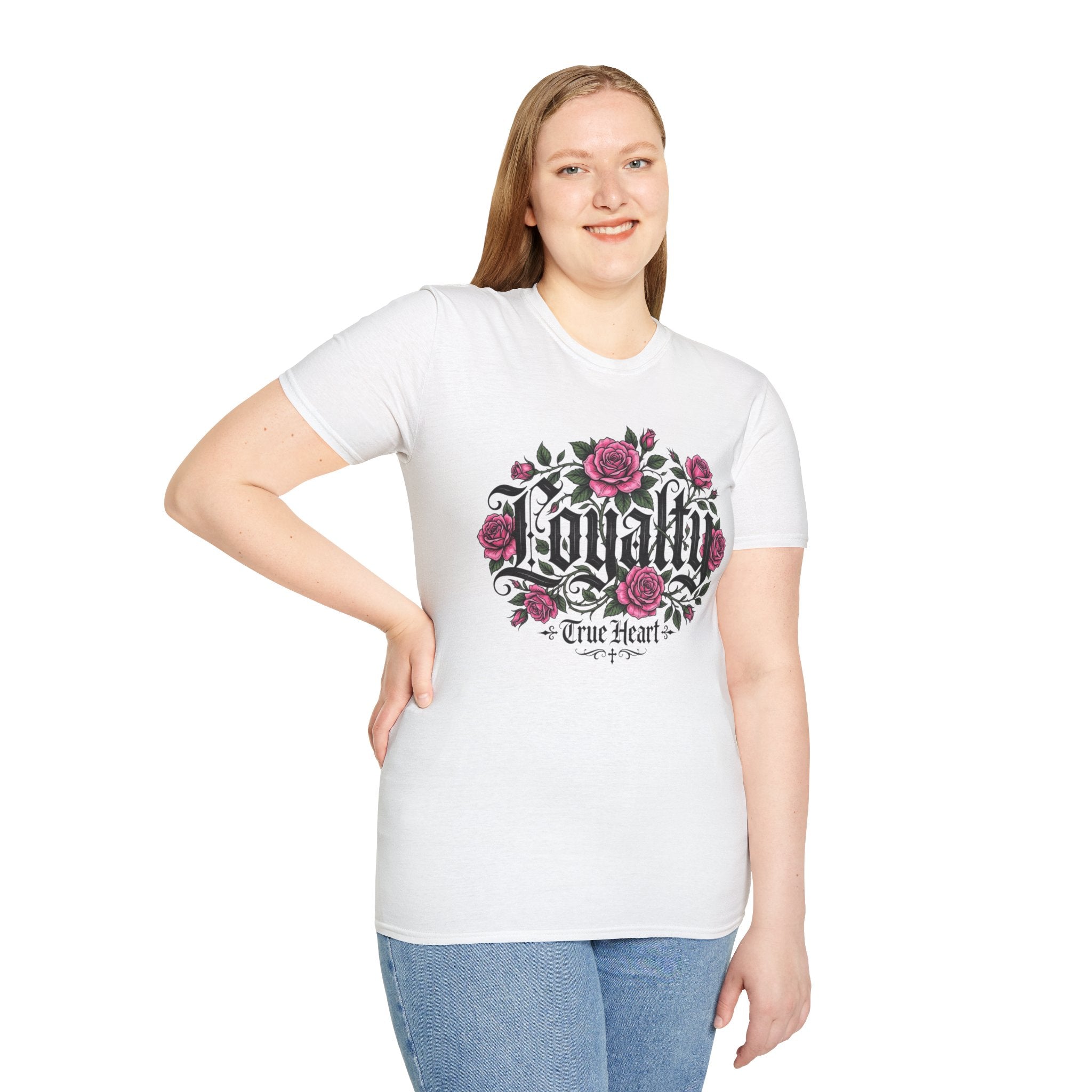 Loyalty Rose T-Shirt — True Heart Floral Gothic Tee