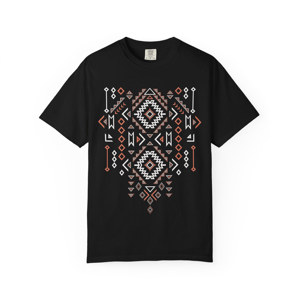 Aztec Geometric Tee — Southwestern Tribal Pattern T-Shirt