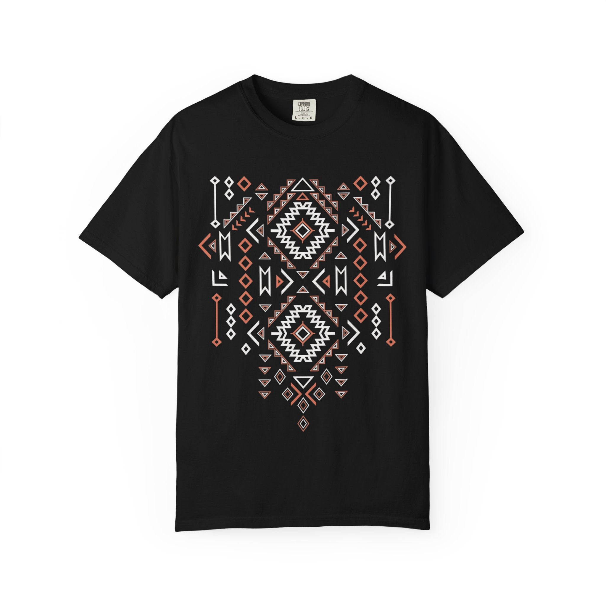 Aztec Geometric Tee — Southwestern Tribal Pattern T-Shirt