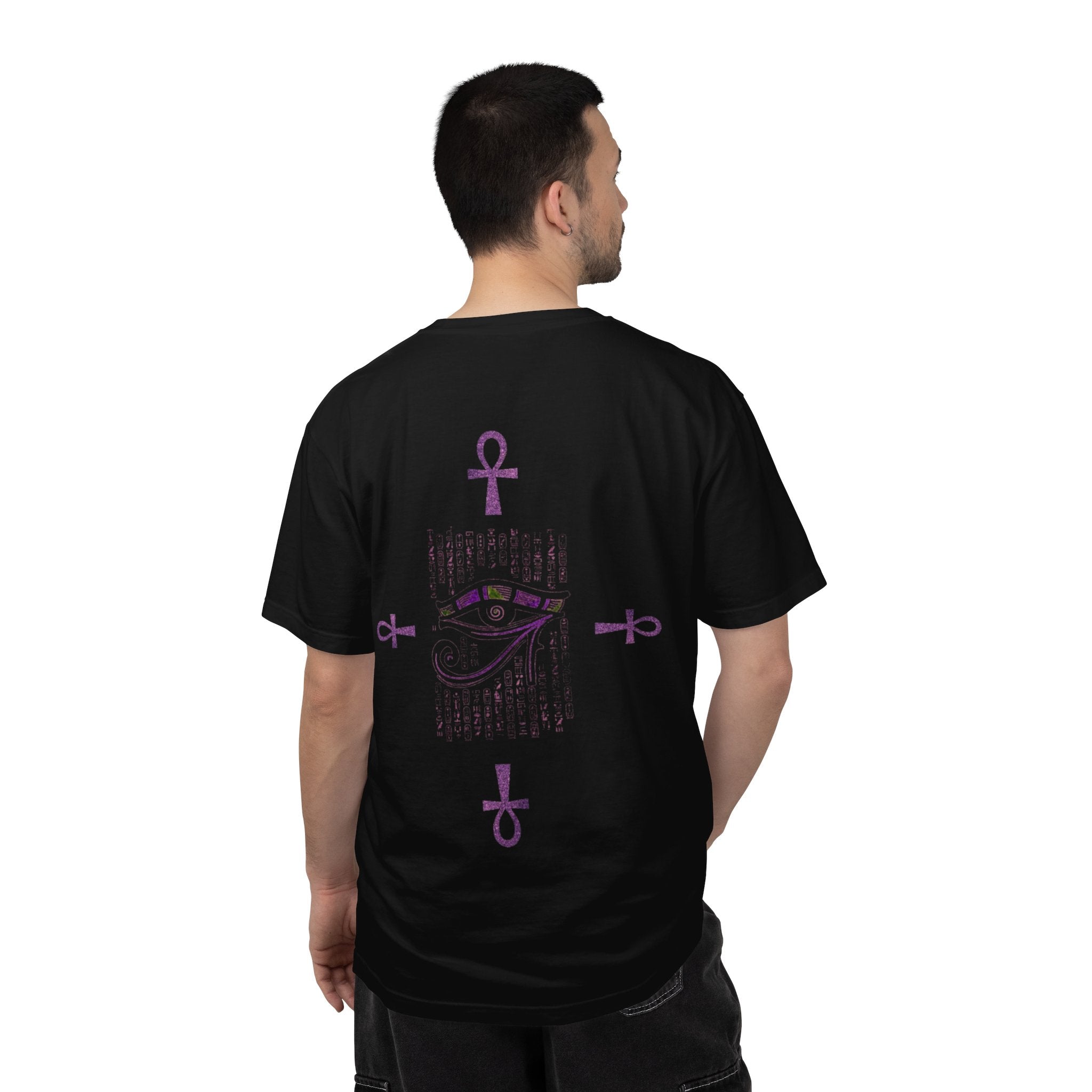 Egyptian Eye T-Shirt — Horus Eye & Ankh Mythology Graphic Tee