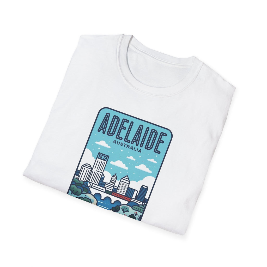 Adelaide Australia skyline graphic T-Shirt | City travel souvenir tee