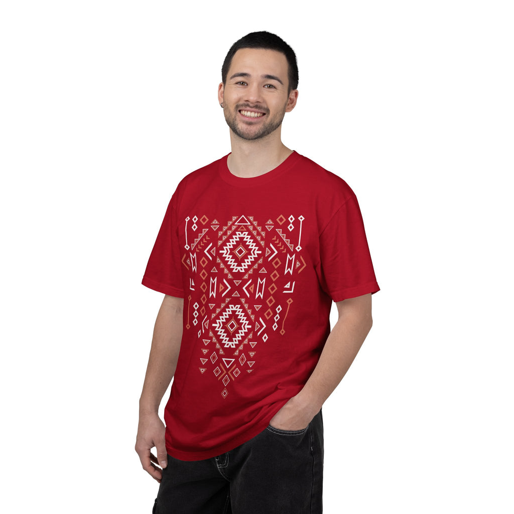 Aztec Geometric Tee — Southwestern Tribal Pattern T-Shirt