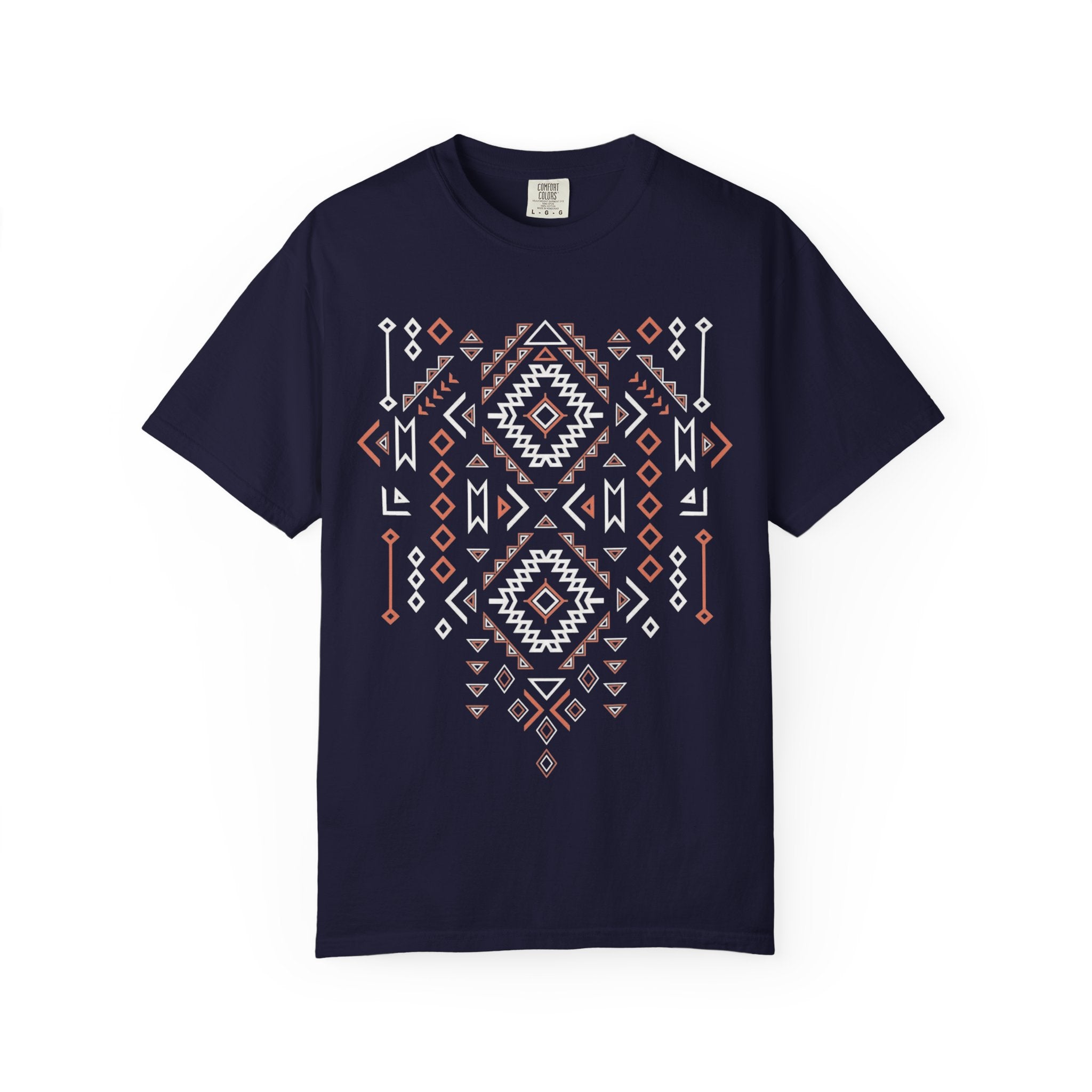 Aztec Geometric Tee — Southwestern Tribal Pattern T-Shirt