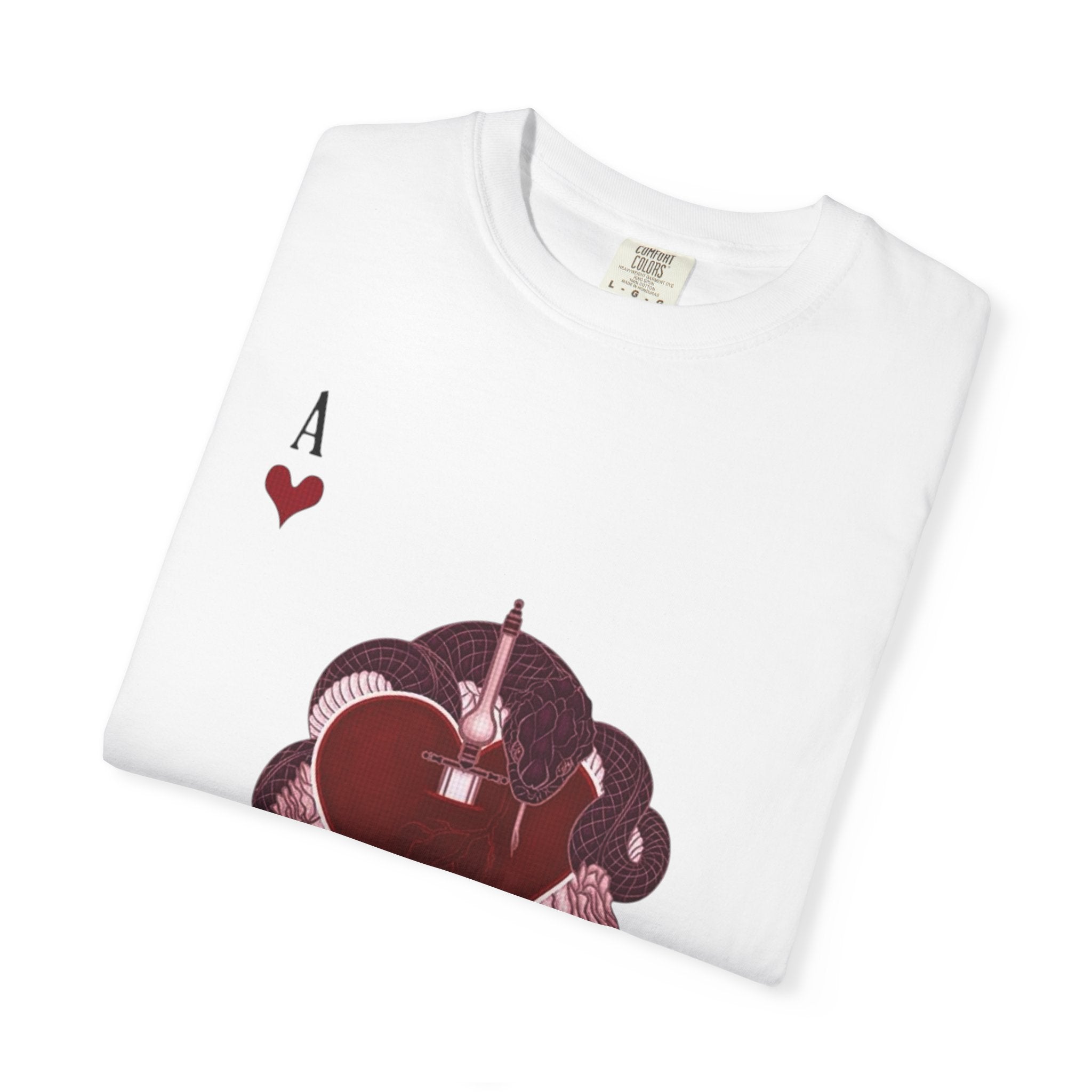 Ace of Hearts Graphic T-Shirt — Romantic Playing Card Tee