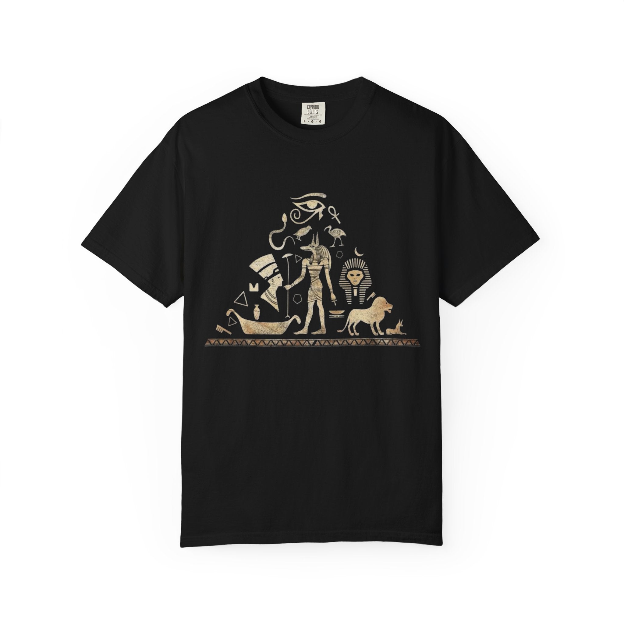 Egyptian Eye T-Shirt — Horus Eye & Ankh Mythology Graphic Tee