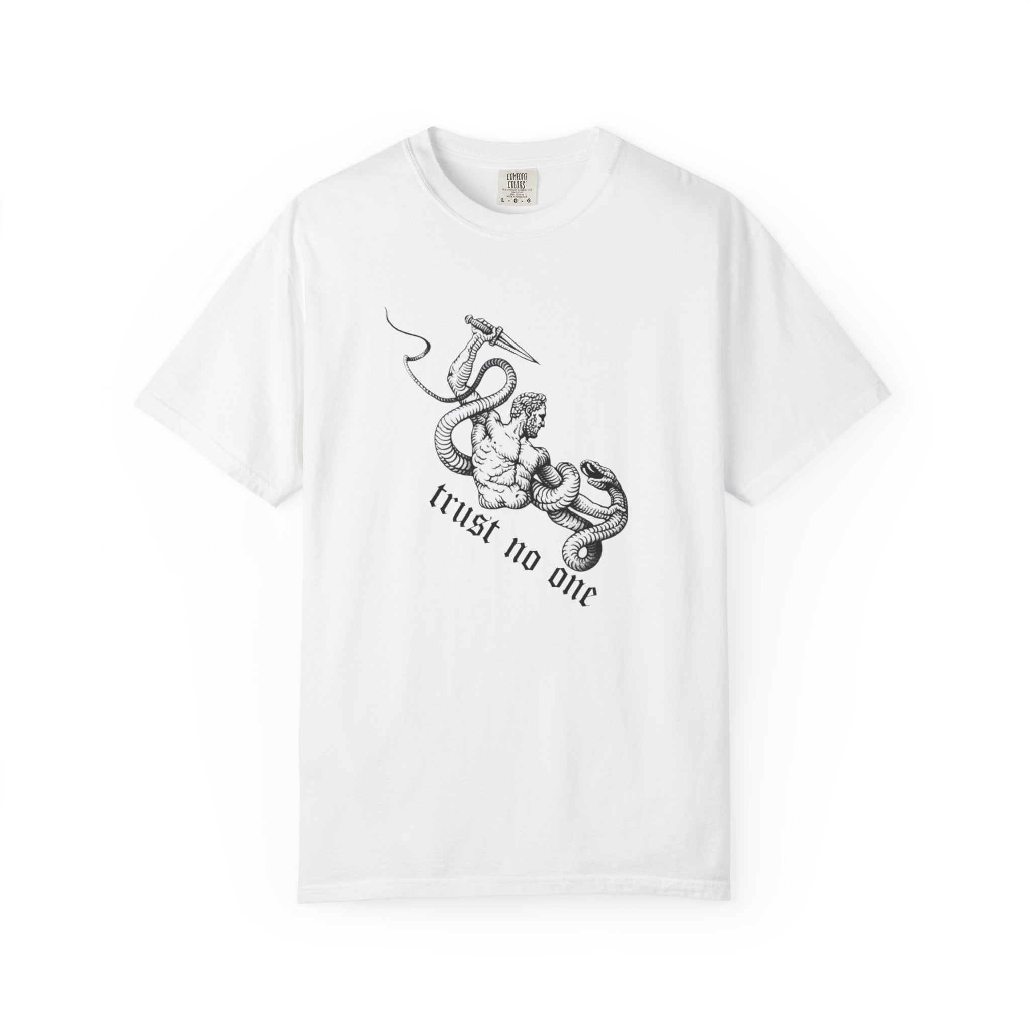 Trust No One T-Shirt — Snake & Dagger Graphic Tee
